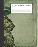 Paperback Composition Notebook: Tropical Ephemera Pattern Floral Summer College Ruled Notebook Lined School Journal Book