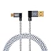CableCreation 3Feet [2-Pack] 90 Degree USB 2.0 A to Micro USB B Cable, Double Angle-Dual Angled Micro USB Cable with Aluminium Case,1Meter, Space Gray primary