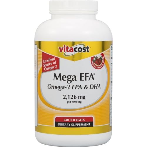Vitacost Mega EFA Omega 3 EPA & DHA 2.126 grams per serving 240
