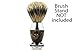 Maison Lambert 100% Silvertip Badger Bristle, Horn imitation Handle Shaving Brush - FREE US SHIPPING - Perfect gift for wet shavers for christmas, birthday or fathers day!