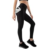 Women Leggings with Glow in The Dark Skeleton High Waisted Pants for Masquerade、Party 、Night Runnin 、Disco Bar