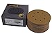 TigerShark 5 Inch Sanding Discs 8 Hole Grit 320 50pcs Pack Special Anti Clog Coating Tigershark Paper Gold Line Hook and Loop Dustless Random Orbital Sander Paper Very Fine