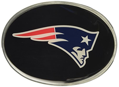 Siskiyou NFL New England Patriots Oval Hitch Cover, Class II & III