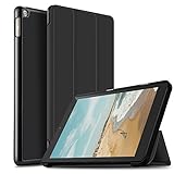 IVSO All-New Fire HD 10 Tablet Case, Ultra Lightweight Slim Smart Cover Case with Auto Wake / Sleep for All-New Amazon Fire HD 10 Tablet Case (7th Generation, 2017 Release) (Black)
