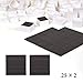 48pcs Empty Half Pans Kits with Magnets - White Plastic Half Pan Fit for Watercolor Oils Or Acrylics Palette Travel Tins Paint Case Customizing Your Own Palette Mifuner
