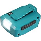 Replacement ADP05 Power Source, USB Charger Adapter For LXT Lithium-Ion 14.4V 18V, Fast Charging Converter With LED Light ERJER