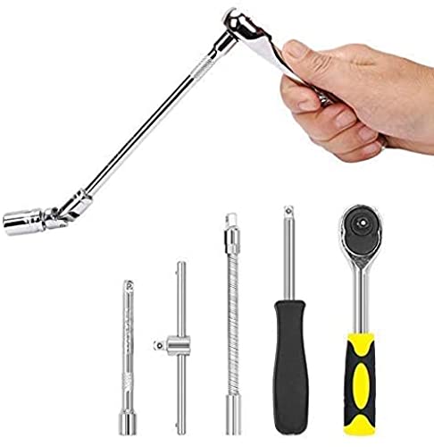 Flexibles Werkzeugkoffer, 46-teilig, für Auto, Motorrad, Reparatur-Set, Handwerkzeug, Heimdienst, Heimwerker-Kit… – Bild 4