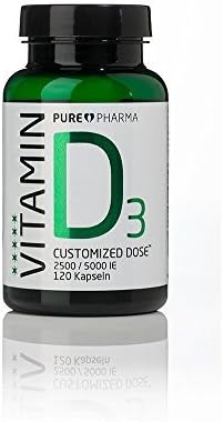 PurePharma D3 Vitamin D - 120 Capsules by PurePharma