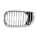 CarPartsDepot Driver Side Front Grille Grill Chrome Billet Insert Sedan Wagon 2002-2005 Compatible With BMW 3 Series BM1200128 51137042961
