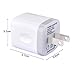 Dual Port Wall Charger, Kakaly 3 Pack 2.1A/5V USB Travel Home Charger Power Adapter Plug for iPhone 7 Plus, SE 6s Plus, iPad Air, Samsung Galaxy S7/S6 Edge, Note, Android, HTC, Google Nexus, Nokia