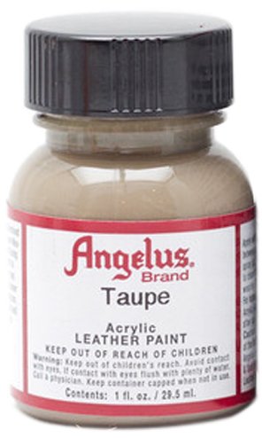 Angelus Brand Acrylic Leather Paint Water Resistant 1 oz - Select Your Color (#167 Taupe)
