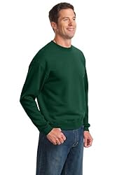 JERZEES - Crewneck Sweatshirt. 562M, 3XL, Cardinal