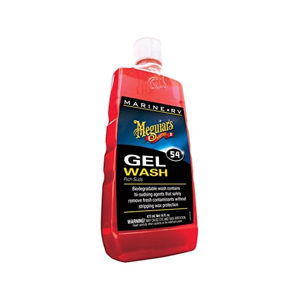 Meguiars-M5416-MarineRV-Gel-Wash-and-Microfiber-Cloths-Bundle