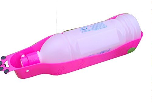 Petmuch Portable Pet Water Bottle for Dogs and Cats, Travel Pet Supply Pink (pink)