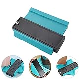 Contour Gauge Duplicator, Accurate Woodworking Shape Tracing Template Measuring Tool, Plastic Profile Copy Tiling Laminate Tiles General Tools(5 inch/12cm)