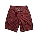 Birdwell Men's 312 Nylon Board Shorts, Long Length (Burgundy, 33)