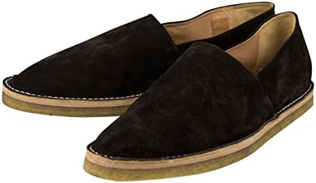DRIES VAN NOTEN Brown Suede Leather Loafers Shoes Size 13 US 46 EU