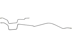 Inline Tube Replacement For 1987-95 Jeep Wrangler YJ Power Brake 3/16" Rear Axle Brake Lines 2pc, OE Steel