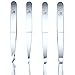 4 Piece Stainless Steel Tweezers Set