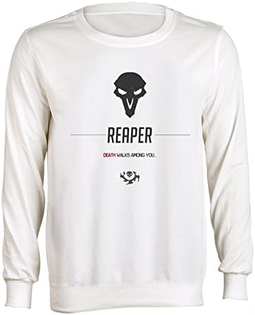 Amazon Gmoe リーパー 死神 Reaper ロゴ テーマ パーカー 尚萌オリジナルデザイン 秋冬スタイルジャケット アニメ風 漫画風 冬スタイルロングシーズン トップス カジュアル オシャレ かわいい アニメ キャラコート スチューム 衣装 ハロウィン 長袖 変装 ゲーム