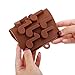 Yunko Musical Note and Guitar Shape Diy Chocolate Mold Ice Cube Lattice Silicone Candy Mold Cake Mold
