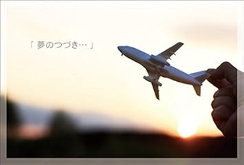 Amazon ポストカード メッセージ 夢 希望 未来 飛行機 Ada1007 50枚入り ポストカード 絵柄付はがき 文房具 オフィス用品
