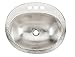 Sinkology BOD-0903BRN Dalton Drop-in Handcrafted Bathroom Sink, 20