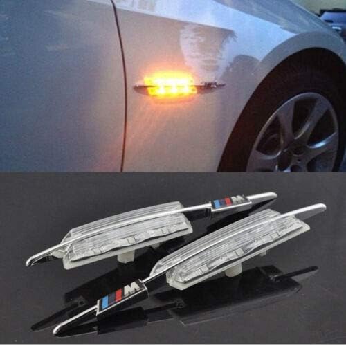 Smoke Side Marker Lights LED Indicators Fit for BMW M E90 E91 E92 E93 E81 E88 E60