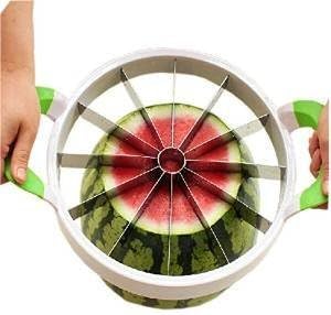 Japace Maschine Schneiden Von Wassermelone Edelstahl Messer Von Obst Kuche Intelligente Melone Messer 28 Cm Amazon De Kuche Haushalt