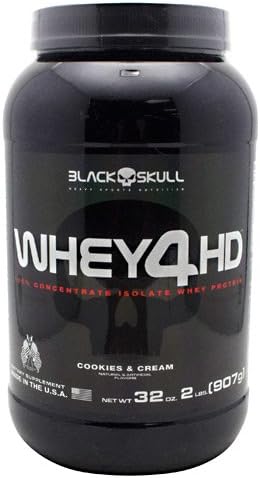 Black Skull Whey4HD Cookies &amp; Cream 35-26 gram scoops