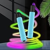 Bertiveny LED Rainbow Jumping Rope for Kids Light