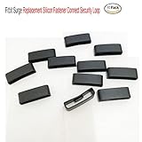 Budesi Replacement Silicon Fastener Connect Security Loop for Fintness Fitbit Surge Smartwatch Band Accessory 10 Pack