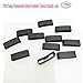 Budesi Replacement Silicon Fastener Connect Security Loop for Fintness Fitbit Surge Smartwatch Band Accessory 10 Pack