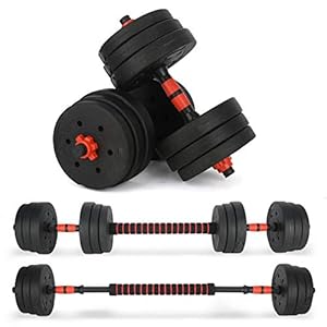 20 kg dumbbellset, verstelbare halters, gewichten, set voor training thuis en in de sportschool.