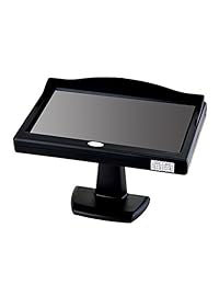 5" pulgadas Digital TFT LCD en color retrovisor del coche monitor visualización para estacionar cámara de copia de seguridad, compatible con todos los el coche con 12 V 24 V de potencia, de alta definición 800 (RGB) X480 Pixel