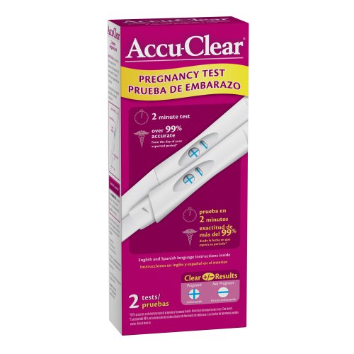 Accuclear Pregnancy Test, 2-Count (Pack of 2)