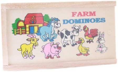 Wooden Farm Dominoes Play Set by AGP