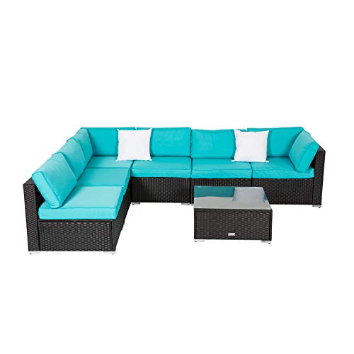 Peach-Tree-7-PCs-Outdoor-Patio-PE-Rattan-Wicker-Sofa-Sectional-Furniture-Set-with-2-Pillows-and-Tea-Table