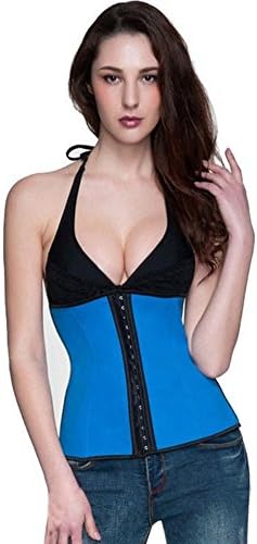 Women's Deportiva Workout Waist Cincher (S, Blue)
