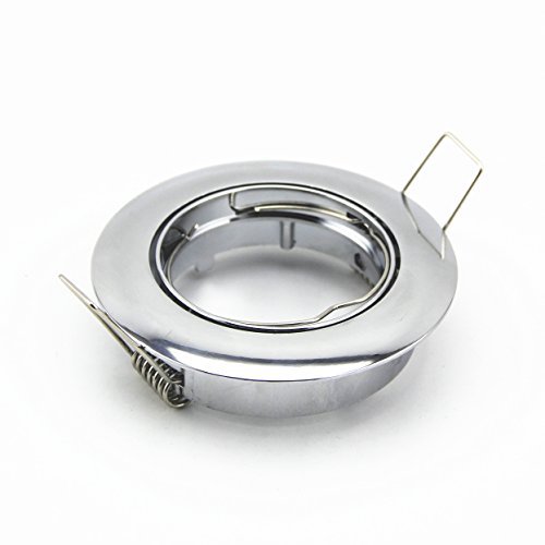 Pack Of 10 Ed Spot Light Fixtures Polished Chrome Circle Fixtures