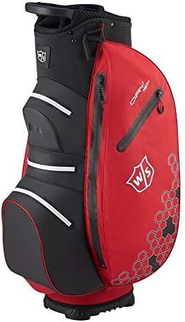 Wilson Golf W/S Dry Tech II Trolley Bag, Card Bag, Black, 1.9 kg, Water Repellent Material Wilson Golf W/S Dry Tech II Trolley Bag, Card Bag, Black, 1.9 kg, Water Repellent Material