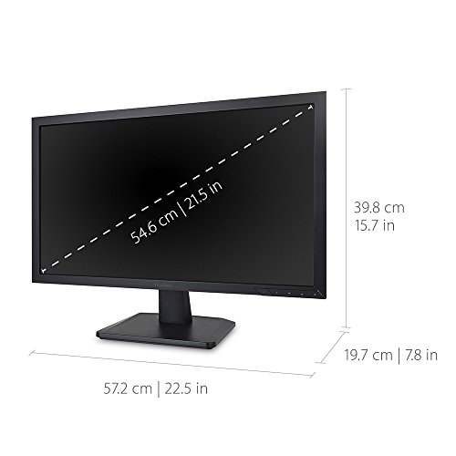ViewSonic VA2252SM 22 Inch 1080p LED Monitor DisplayPort DVI and VGA Inputs for Home and Office,Black