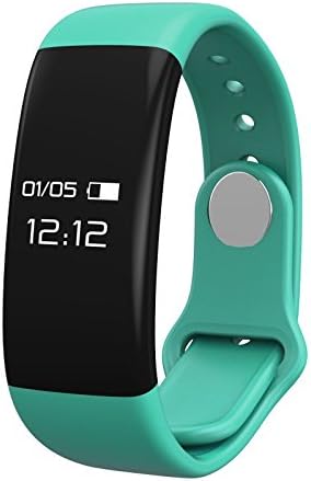 myFit Momentum Series Heart Rate Monitor Pedometer Fitness Activity and Sleep Tracker (Light Blue)