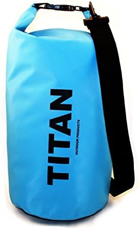 Waterproof Dry Bag, 500D PVC Fabric, 10L, 20L, 30L for Boating, Kayaking, Rafting, Canoeing, Hiking, Backpacking & More | Watertight Roll-Top Closure & Detachable Adjustable Shoulder Strap