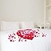 Caydo 650 Pieces Valentine Pom Poms 4 Sizes Assorted Fluffy Pom Balls Small Craft Pompoms for Valentines Day DIY and Creative Crafts Decorations(Red, Pink, Rose Red, White)