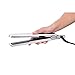 Ceramic Tourmaline Flat Curling Iron - Argan Oil Round Edge 3D Floating Plates Hair Straightener with 450℉ High Heat 10s Heat Up Auto Shut Off