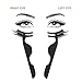 No Glue Dual Magnetic Eyelashes 0.2mm Ultra Thin Magnet Lightweight & Easy to Wear Best 3D Reusable Lashes Extensions (2 pairs with Tweezers) (black2)