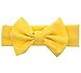 Baby Girl Elastic Headbands Newborn Toddler Hairbands Bows Children Soft Headwrap Hair Accessories (A-mixed color set-10pcs, cotton)