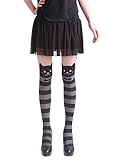 HDE Women's Cute Tattoo Print Stockings Novelty Design Sheer Tights Pantyhose