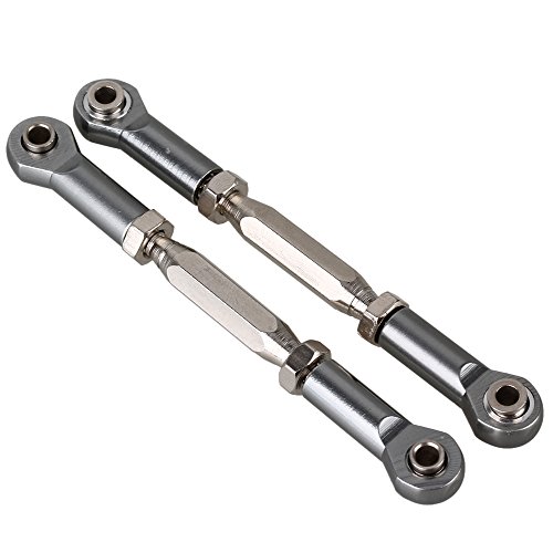 2pcs Servo Link(Al.) for TRAXXAS Slash 4X4 HQ 727 Slash Short Truck SLA013 Titanium Color Aluminum Alloy